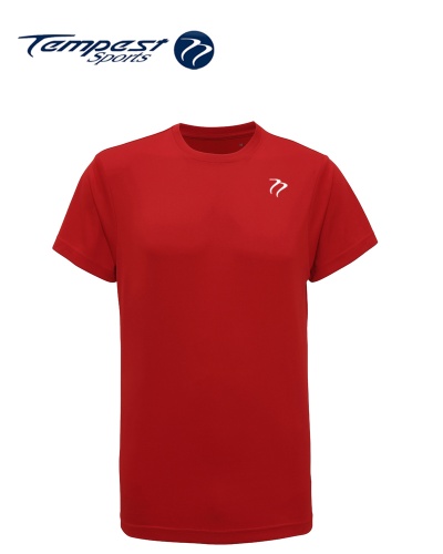 Tempest Performance Mens Red  T